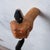 American Folk Art Snake and Hand Cane, 20th Century For Sale - Image 4 of 10