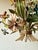 French Polychrome Floral and Wheat Tole 5-Light Chandelier, 1960s For Sale - Image 10 of 18