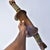 Early 20th Century Nyamwezi Wooden Headrest with Glass Bead Decoration Tanzania For Sale - Image 16 of 16