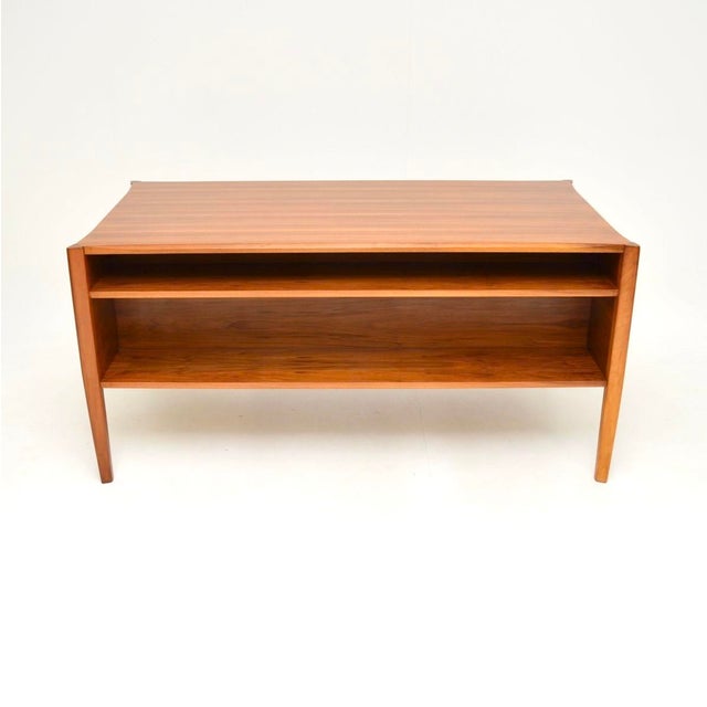 Wood Vintage Executive Desk in Walnut by Wilhelm Renz, 1960 For Sale - Image 7 of 14