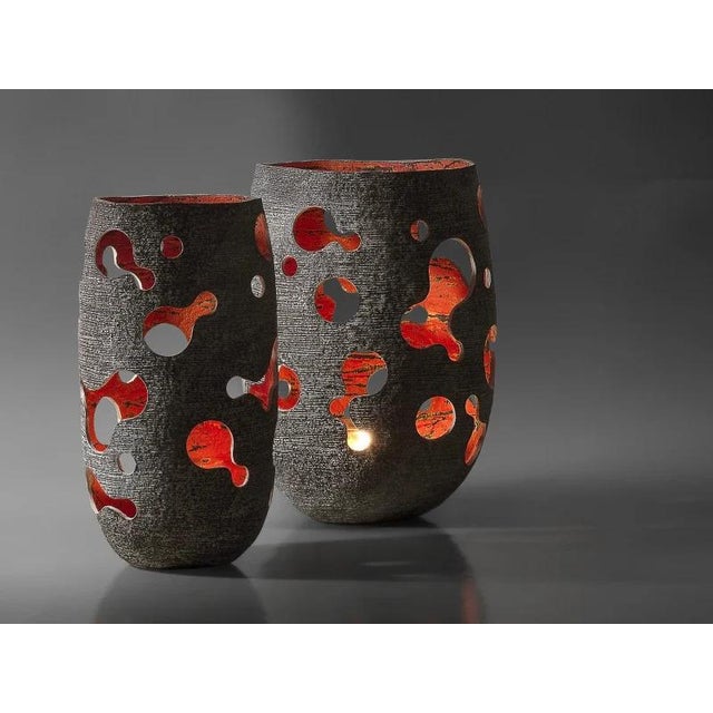 Contemporary Sculptural Stone Candle Lantern by Donatas Zukauskas For Sale - Image 3 of 8