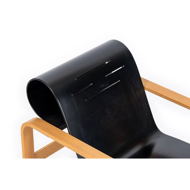 Vintage Paimio #41 Plywood Armchair by Alvar Aalto for Artek For Sale - Image 11 of 14