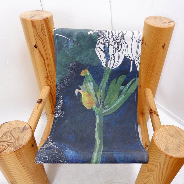Chilean Rocca-Log Lounge Chair attributed to KRJST Studio, 2020 For Sale - Image 10 of 12