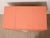 Burnt Orange Vintage Postmodern Burnt Orange Four-Drawer Highboy Dresser With Brass Hardware For Sale - Image 8 of 12