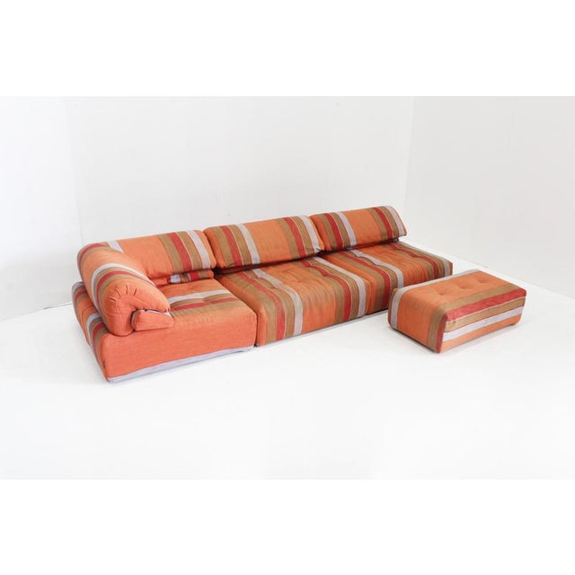 Vintage Voyage Immobile Modular Lounge Sofa from Roche Bobois, 1990s, Set of 4 For Sale - Image 13 of 13