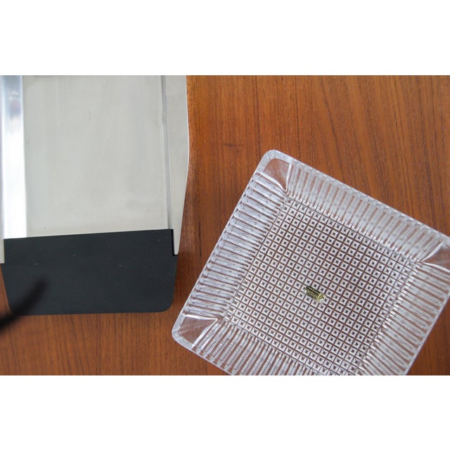 Modern Serving Tray and Glass Bowls from WMF, Set of 3 For Sale - Image 4 of 6