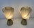 Art Deco Italian Grey and Gold Leaf Murano Glass Vase Lamps, 2000s, Set of 2 For Sale - Image 7 of 11