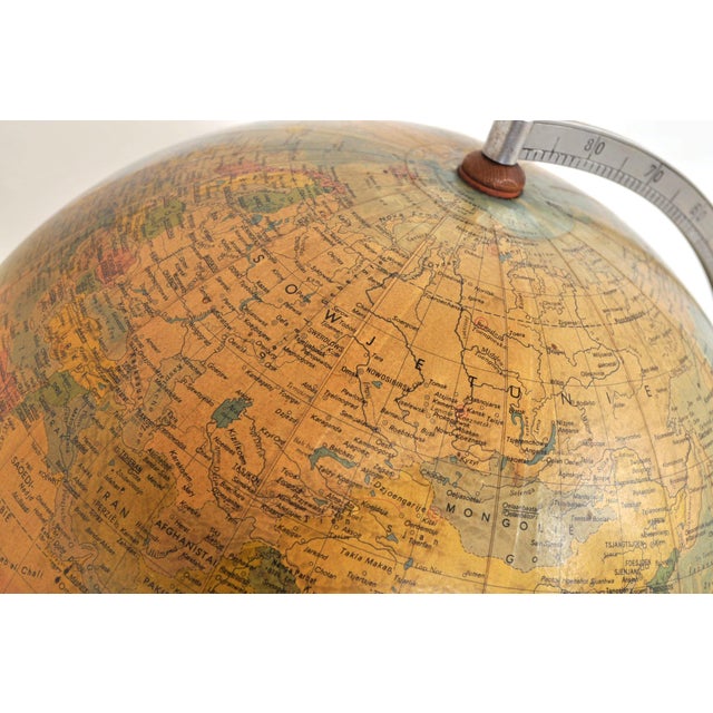 Metal Vintage Globe from Räths, 1960s For Sale - Image 7 of 10