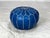 Contemporary Moroccan Leather Pouf Ottoman Cover For Sale - Image 4 of 8