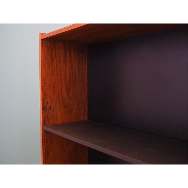 Danish Teak Bookcase, 1970s For Sale - Image 9 of 15