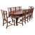 Gold Edwardian Extending Dining Table and 12 Chairs in Mahogany, 1910, Set of 13 For Sale - Image 8 of 8