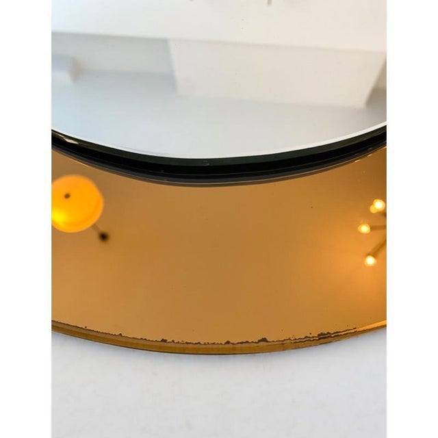 Oval Glass Wall Mirror For Sale - Image 6 of 11