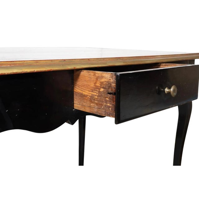 Early Louis XV Ebonized Writing Table For Sale - Image 9 of 10