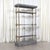 A large, custom made French industrial style artist's shelf, or étagère, newly handcrafted by a talented artisan we...