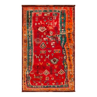 Nazmiyal Collection Vintage Persian Gabbeh Rug For Sale