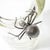 Aesthetic Movement Silver Spider Sculpture Crystal Vase Signed Leerdam Crystal For Sale - Image 12 of 15