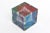 Plastic Vintage Victor Vasarely Op Art Silkscreen Acrylic Sculpture on Lucite Base Red, Blue, Green, 1970's For Sale - Image 7 of 9