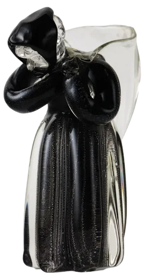Woman Figurine in Glass