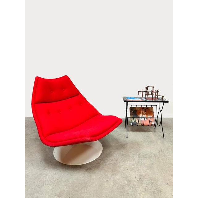 Black Vintage Magazine Rack Tile Side Table from Belarti, 1960s For Sale - Image 8 of 8