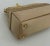 Judith Leiber Vintage Tan Silk Wood Bead Sequin Two Tier Minaudiere Bag For Sale - Image 12 of 12