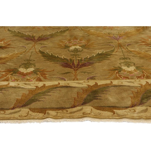 Late 20th Century Vintage Turkish Oushak Rug - 07'11 X 09'08 For Sale - Image 5 of 9