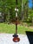 Vintage Solid Mahogany Barley Twist Floor Lamp Table For Sale - Image 12 of 16