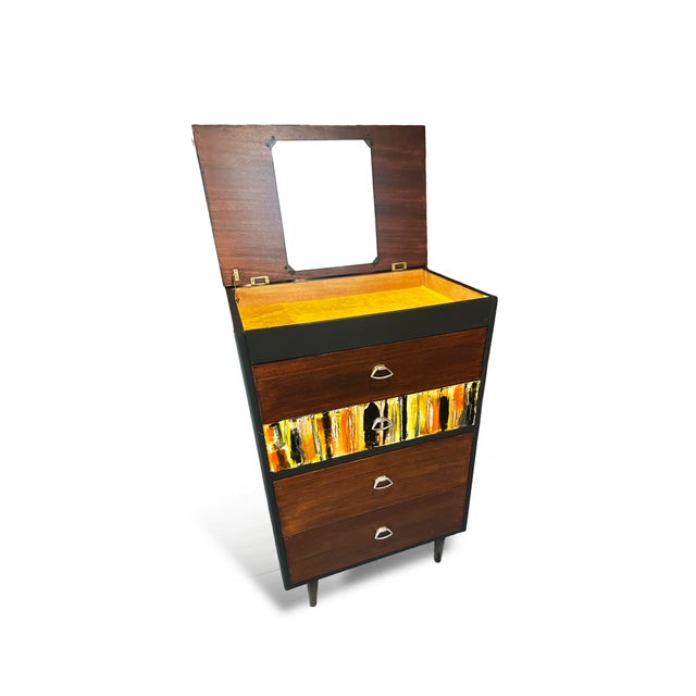 Mid-Century Modern Teak Chest of Drawers, 1950s For Sale - Image 13 of 13