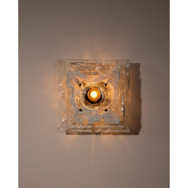 Mid-Century Modern Murano Glass Wall Light, 1970s For Sale - Image 3 of 15