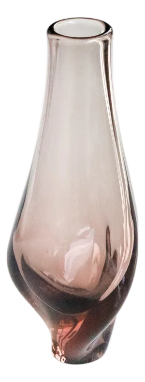 Czech Glass Vase by Miloslav Klinger for Železný Brod, 1960s