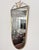 Mid-Century Italian Wall Mirror with Brass Frame and Decor, 1970s For Sale - Image 4 of 17