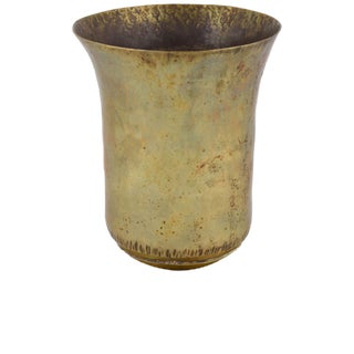Vintage Art Deco Brass Vase, Germany, 1920s For Sale