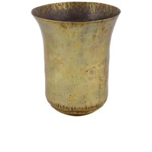 Vintage Art Deco Brass Vase, Germany, 1920s