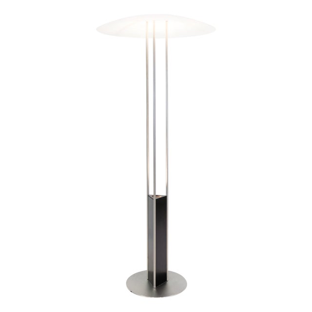 Model Gino Floor Lamp by Bjarne Frost & Ole Jespersen for Nordisk Solar Compagni, 1980s For Sale