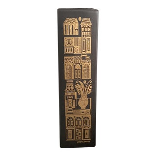 Georges Briard Mid 20th Century Hyalyn Midas Tall Ceramic Vase For Sale