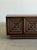 1960s 1960s Brutalist Walnut Credenza With Carved Diamond Design For Sale - Image 5 of 18