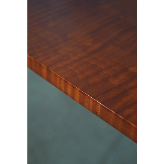 David Smith Bench Made Tiger Maple Dining Table For Sale In Philadelphia - Image 6 of 12