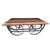 Iron and reclaimed wood coffee table fashioned after the railroad trolly carts of yesteryear showcases a captivating mix...