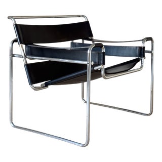 Wassily B3 Lounge Chair attributed to Marcel Breuer for Gavina, 1970s For Sale