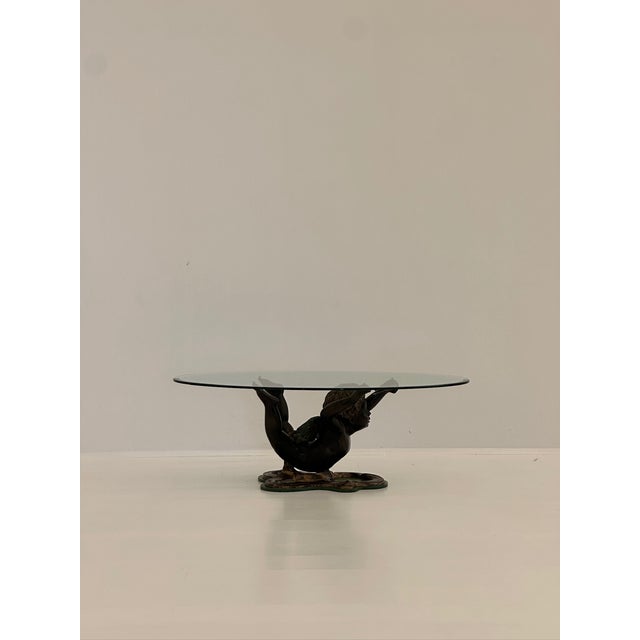 Vintage Coffee Table with Glass Top, 1970s For Sale - Image 14 of 15