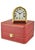 Cartier Paris 18ct Gold Plated Cased Romane Pendulette Quartz Alarm Clock Cartier Romane alarm clock from the 1980s .The...