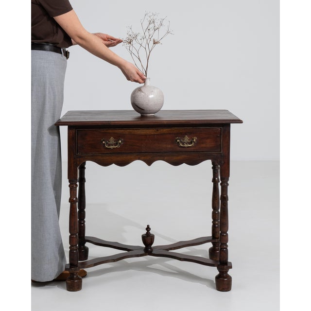 19th Century William And Mary Side Table In Original Patina For Sale - Image 12 of 17