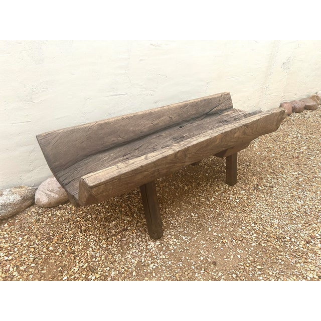 Mid 20th Century Extra Large Vintage Wood Historic Drinking Trough For Sale - Image 5 of 14