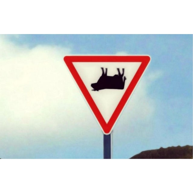 Mr. Strange, Beware of the Cows!, 2019, Screen Print For Sale - Image 4 of 8