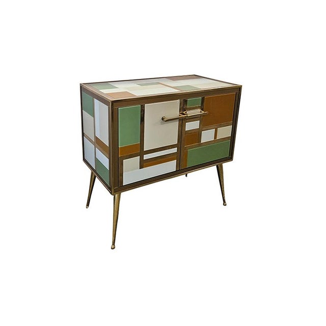 Wooden and Glass Bedside Tables, 1980s, Set of 2 For Sale - Image 3 of 11