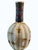 Art Nouveau Tall Art Glass Vase With Melon Ribbing, Gilt and Enamel Opal Glass Attributed to Harrach, 1880s-1920's. For Sale - Image 3 of 15