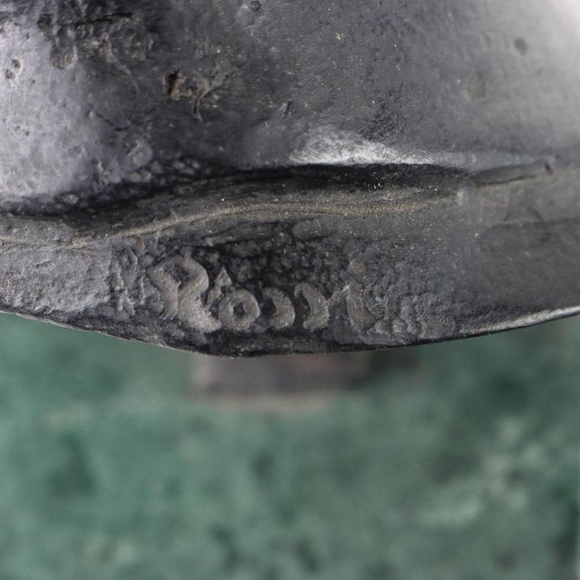 Metal Figurative Bronze Sculpture by Eduardo de Filippo, 20th Century For Sale - Image 7 of 8