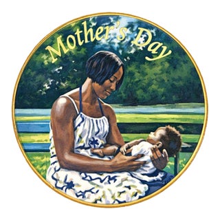 African American Mothers Plate by Avon 2006 New Boxed For Sale