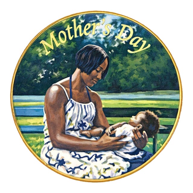 African American Mothers Plate by Avon 2006 New Boxed For Sale
