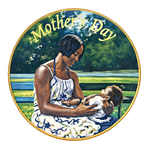 African American Mothers Plate by Avon 2006 New Boxed