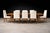 An exceptional and increasingly scarce set of eight dining chairs by Cimo, Brazil, circa 1950 — a study in proportion,...